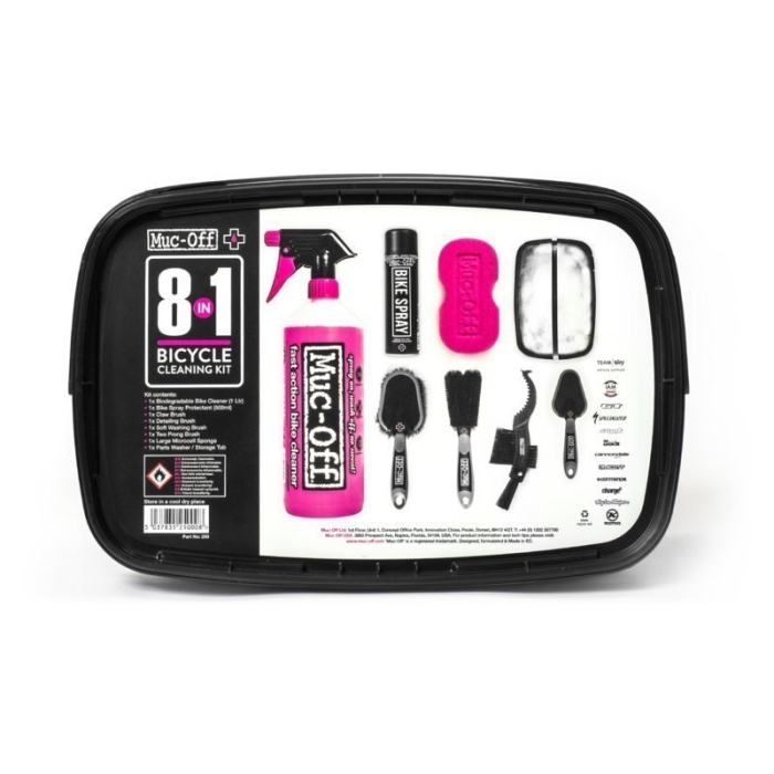 Muc Off Muc-off 8 in 1 bicycle cleaning kit reinigingspakk